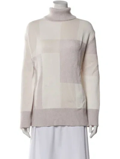 Pre-owned Marimekko Turtleneck Sweater In Neutral
