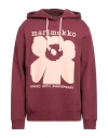 Marimekko Unikko 60th Anniversary Man Sweatshirt Burgundy Size M Cotton, Polyester In Purple