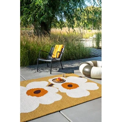 Marimekko Unikko Anniversary Honey In Brown