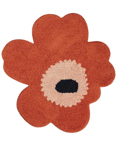 Marimekko Unikko Bath Mat 73x74cm In Brown