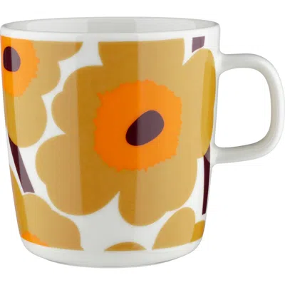 Marimekko Unikko Coffee Mug In Orange