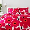 Marimekko Unikko Comforter Set In Red