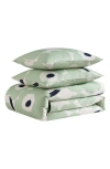 Marimekko Unikko Duvet Cover & Sham Set In Open Light-pastel Green