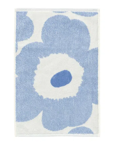 Marimekko Unikko Guest Towel 32x50cm In Blue
