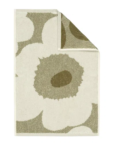 Marimekko Unikko Guest Towel 32x50cm In Green