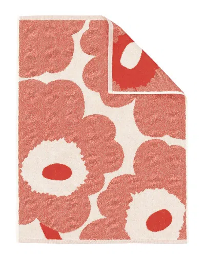 Marimekko Unikko Hand Towel 50x70cm In Orange