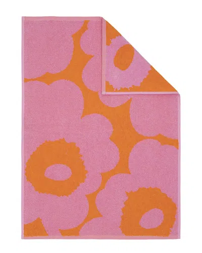 Marimekko Unikko Hand Towel 50x70cm In Orange