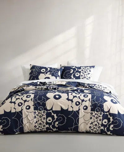 Marimekko Unikko Kollaasi Cotton 3-pc. Duvet Cover Set, King