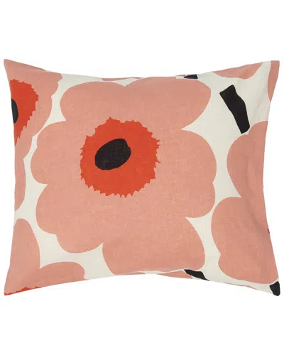 Marimekko Unikko Linen-blend Pillowcase 60x63/65x65cm