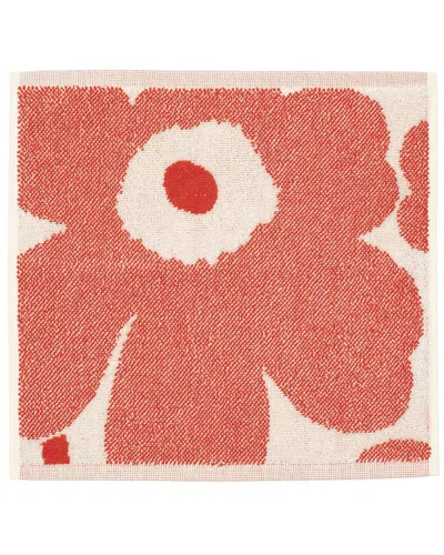 Marimekko Unikko Mini Towel 32x32cm In Orange