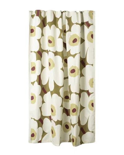 Marimekko Unikko Shower Curtain In Green