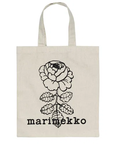 Marimekko Vankka Vihkiruusu Placement Shopper Tote