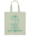 Marimekko Vankka Vihkiruusu Placement Shopper Tote