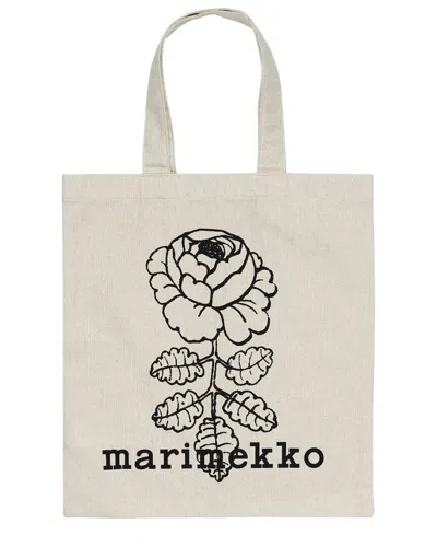 Marimekko Vankka Vihkiruusu Placement Shopper Tote