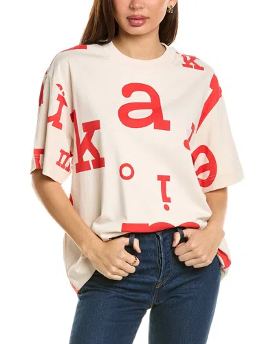 Marimekko Welig Marimerkki T-shirt In Neutral