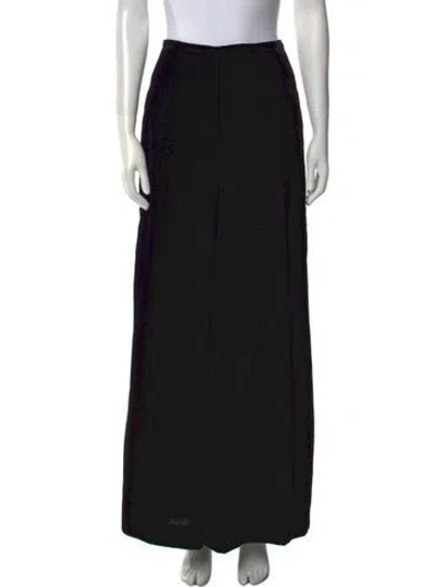 Pre-owned Marimekko Wide Leg Pants In Black