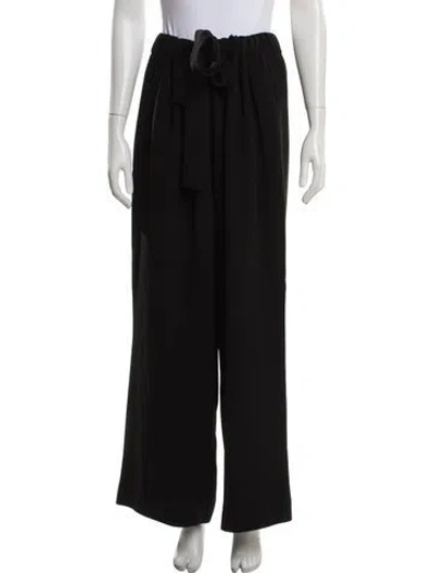 Pre-owned Marimekko Wide Leg Pants In Black