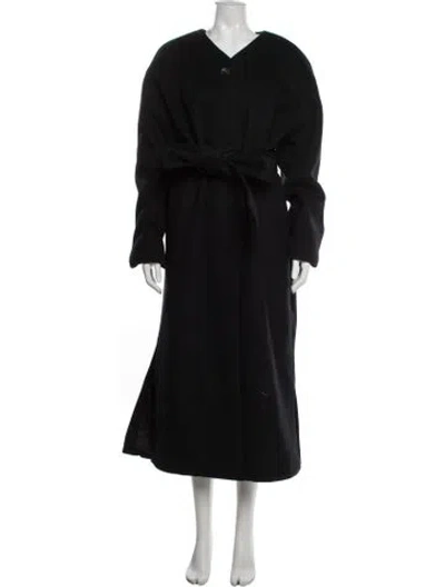 Pre-owned Marimekko Wool Coat In Black
