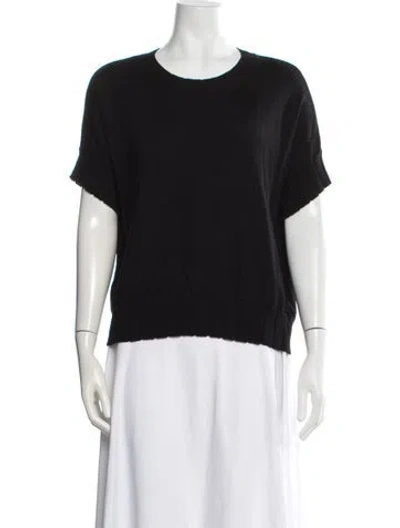 Pre-owned Marimekko Wool Crew Neck Sweater In Black