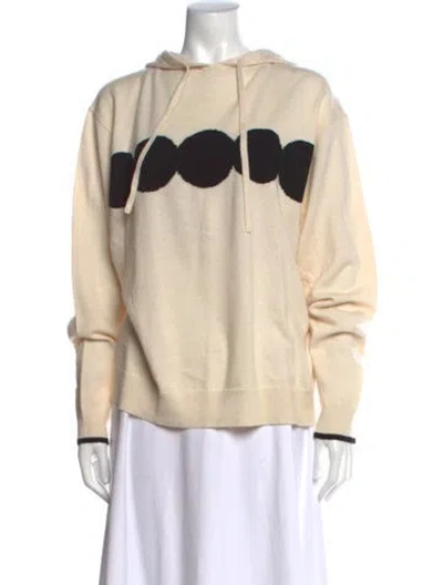 Pre-owned Marimekko Wool Graphic Print Sweater In Neutral