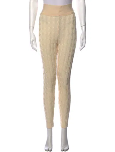 Pre-owned Marimekko Wool Skinny Leg Pants In Neutrals