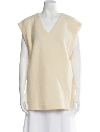 Pre-owned Marimekko Wool Vest In Neutral
