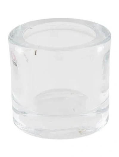 Pre-owned Marimekko X Ittala Glass Kivi Votive In Transparent