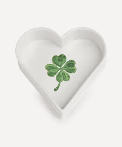 Marin Montagut Four Leaf Clover Raised Heart Tray