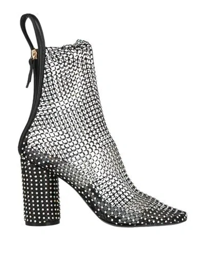 Mariæn Woman Ankle Boots Black Size 8 Textile Fibers
