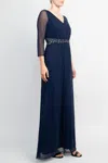 Marina 267155 Long Mother Of The Bride Formal Dress In Black