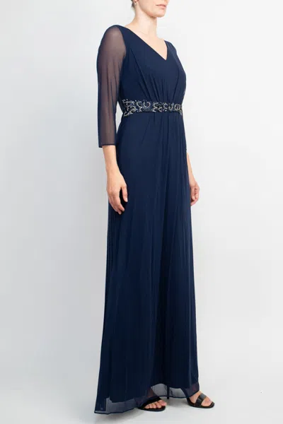 Marina 267155 Long Mother Of The Bride Formal Dress In Black