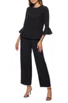 Marina 267569 Two Piece Formal Long Pant Suit In Black