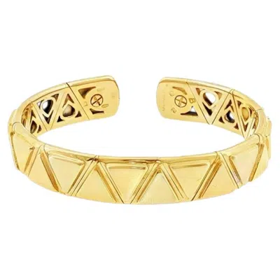 Pre-owned Marina B 18k Gold . Triangoli Bracelet In Multi