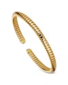 Marina B 18k Yellow Gold Trisolina Bangle Bracelet In Gold