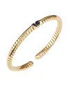 Marina B 18k Yellow Gold Trisolina Diamond Bangle Bracelet In Gold