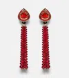 Marina B 18kt Gold Earrings With Opal, Sapphire, Onyx, And Diamonds