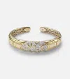Marina B Onda 18kt Gold Bangle With Diamonds In Gold