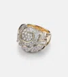 Marina B Onda Bombe 18kt Gold Ring With Diamonds In Gold