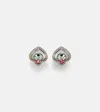 Marina B Popillia 18kt Gold Earrings With Gemstones In Multicoloured