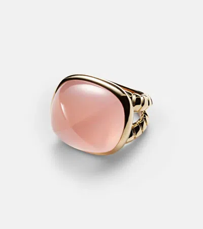Marina B Tigella 18kt Gold Ring With Quartz