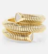 Marina B Trisola Triple 18kt Gold Bangle With Diamonds In Gold