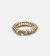 Marina B Trisolina 18kt Gold Ring With Tourmalines In Gold