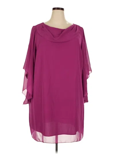 Pre-owned Marina Casual Dress In Purple