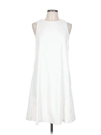 Pre-owned Marina Casual Dress In White