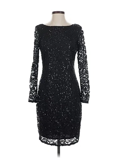 Pre-owned Marina Cocktail Dress In Black