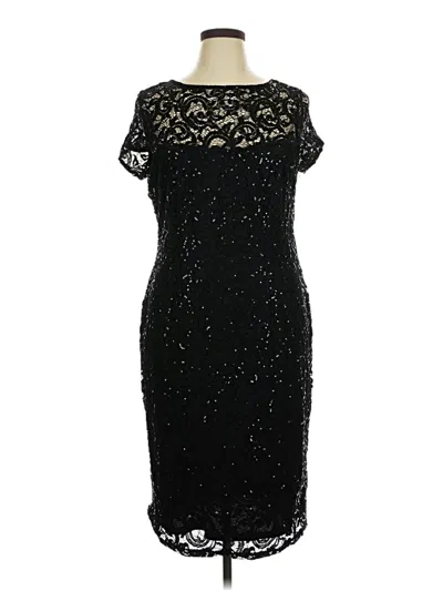 Pre-owned Marina Cocktail Dress In Black