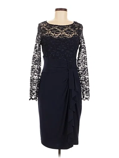 Pre-owned Marina Cocktail Dress In Black