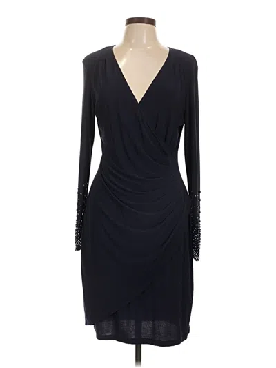 Pre-owned Marina Cocktail Dress In Black