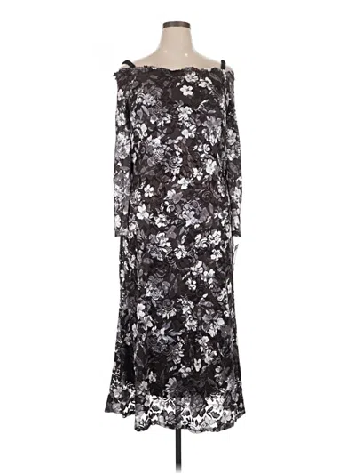 Pre-owned Marina Cocktail Dress In Black
