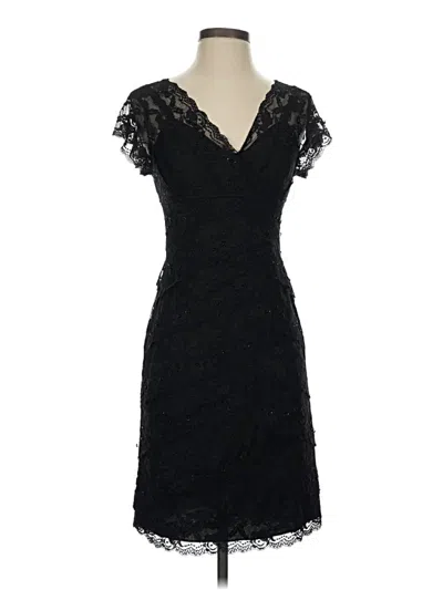 Pre-owned Marina Cocktail Dress In Black